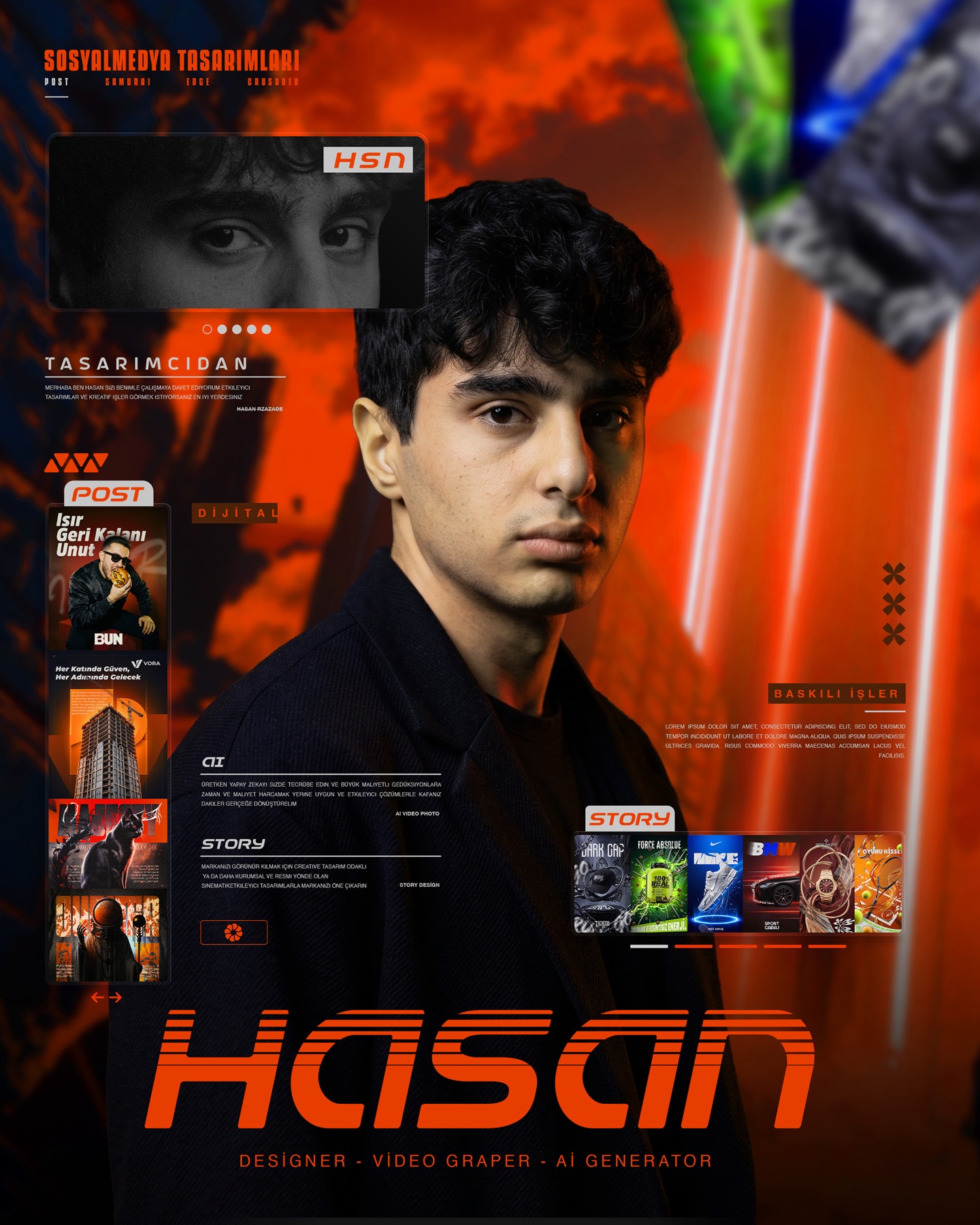 Grafik tasarımcı Hasan Rzazade